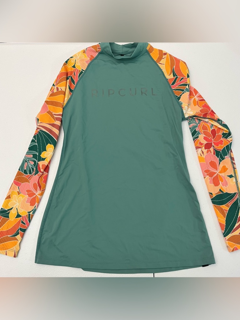 Rip Curl Teal Long Sleeve Swim Top